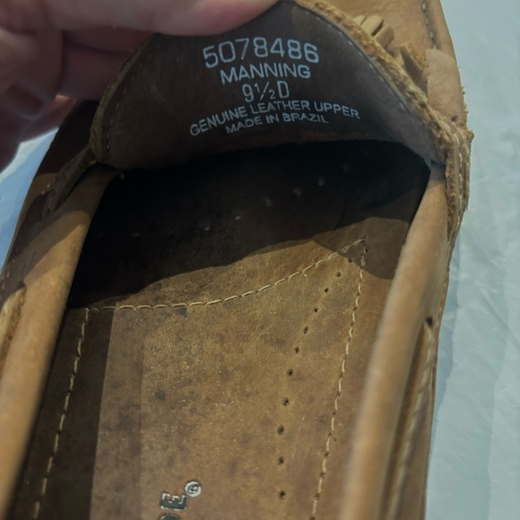 Earth Shoes Manning leather tassel loafers brown SZ 9.5 D NWOT NO BOX main image 13